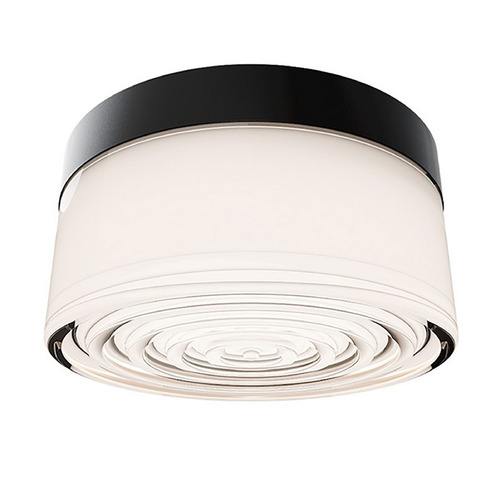 Modern Forms by WAC Lighting Modern Forms Tuck Black LED Close To Ceiling Light FMW254605S-BK