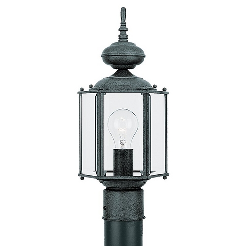 Classico Post Light in Black by Generation Lighting