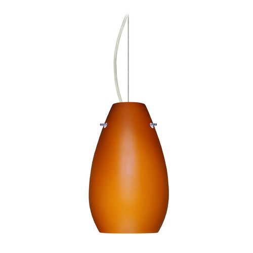 Besa Lighting Pera Satin Nickel LED Mini-Pendant Light