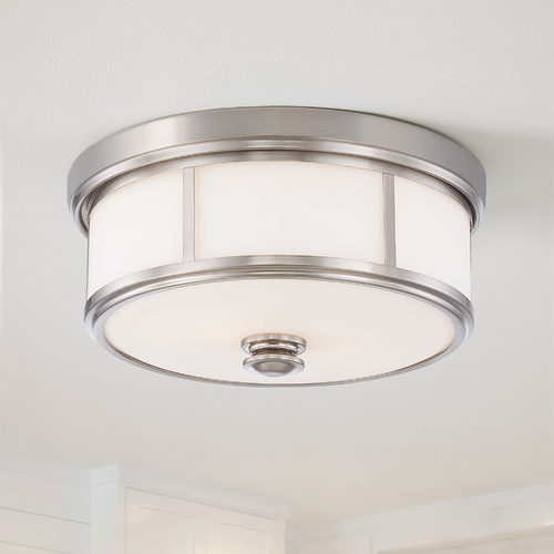 Brushed Nickel Flush Mount by Minka Lavery