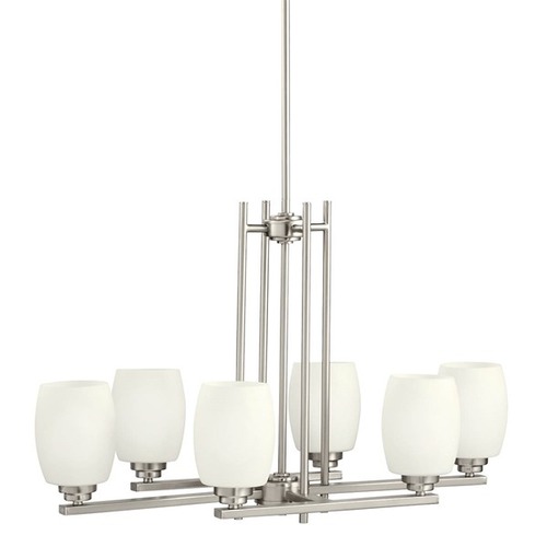 Kichler Lighting Eileen 30-Inch Wide Chandelier in Brushed Nickel by Kichler Lighting 3898NI