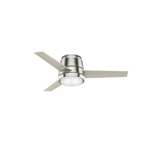 Commodus 44-Inch LED Hugger Fan in Brushed Nickel by Casablanca Fan Co