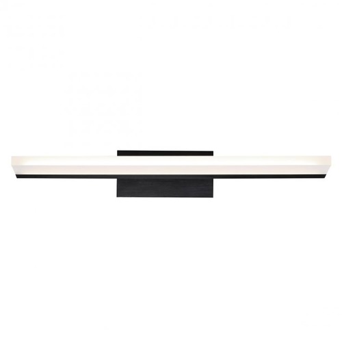 Level Black LED Bathroom Light by WAC Lighting