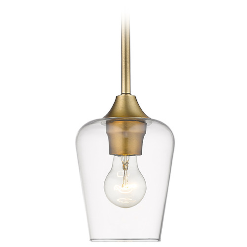 Z-Lite Joliet Olde Brass Mini Pendant by Z-Lite 473MP-OBR