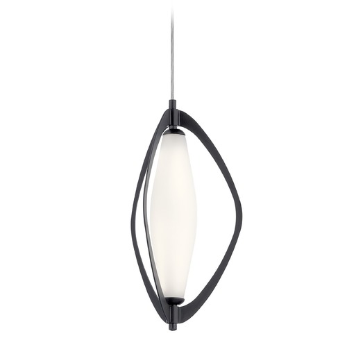 Kichler Lighting Kivik 19-Inch High Matte Black LED Pendant by Kichler Lighting 83872MBK