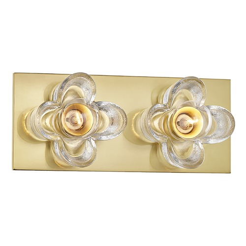 Mitzi by Hudson Valley Shea Aged Brass Bathroom Light by Mitzi by Hudson Valley H410302-AGB
