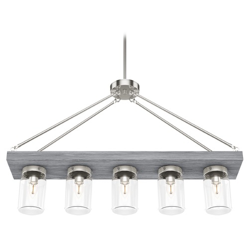 Devon Park Brushed Nickel Linear Light by Hunter Fan Company