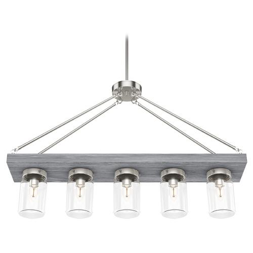 Hunter Fan Company Devon Park Brushed Nickel Linear Light by Hunter Fan Company 19007