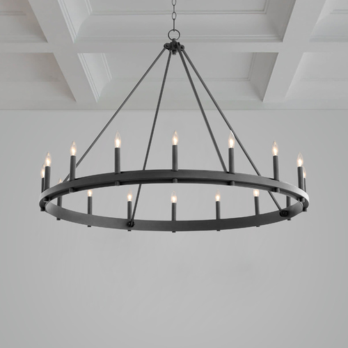 Aura Noir Chandelier by Quorum Lighting