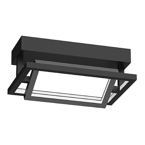 Kuzco Lighting Mondrian 12-Inch Adjustable LED Flush Mount in Black SF16212-BK