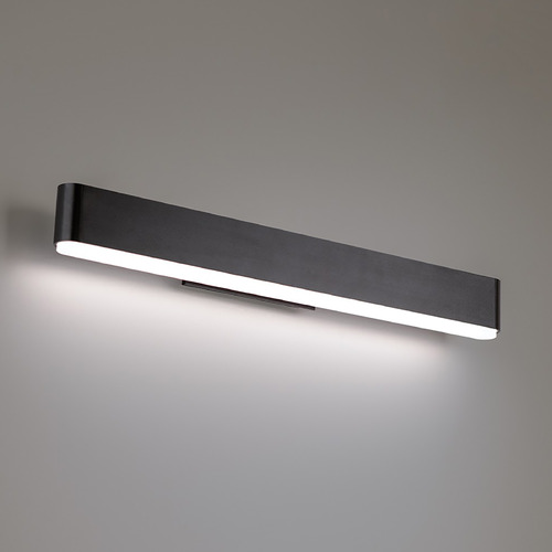 Modern Forms by WAC Lighting 0 To 60 Black LED Vertical Bathroom Light by Modern Forms WS-56137-27-BK