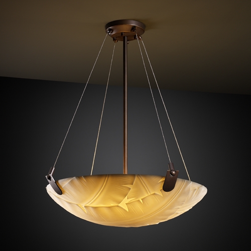 Justice Design Group Justice Design Group Porcelina Collection Pendant Light PNA-9621-35-BANL-DBRZ