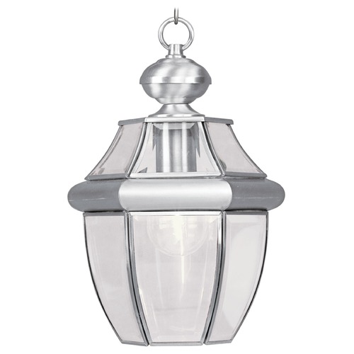 Livex Lighting Livex Lighting Monterey Brushed Nickel Outdoor Hanging Light 2152-91
