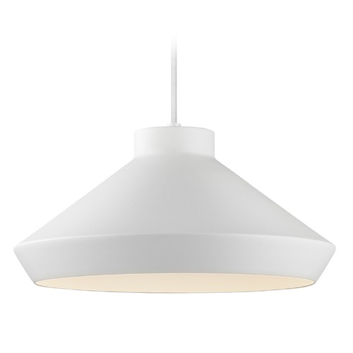 Sonneman Lighting Modern Pendant White Koma by Sonneman Lighting 2752.03-E