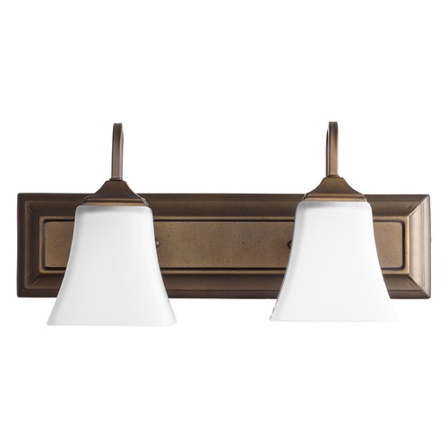 Quorum Lighting Oiled Bronze Bathroom Light by Quorum Lighting 5104-2-86