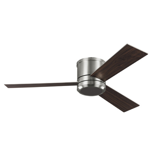 Clarity 56-Inch LED Fan in Brushed Steel by Generation Lighting