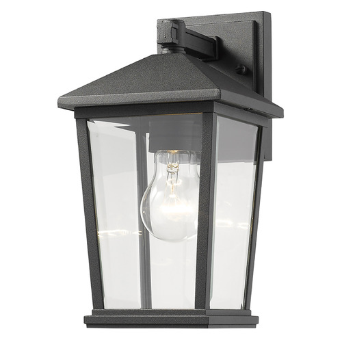 Z-Lite Beacon Black Outdoor Wall Light by Z-Lite 568S-BK