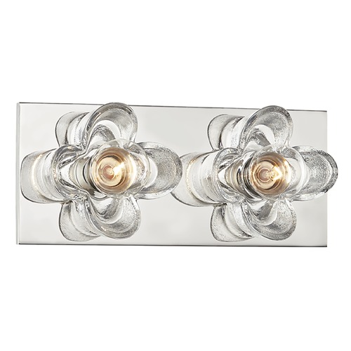 Mitzi by Hudson Valley Shea Polished Nickel Bathroom Light by Mitzi by Hudson Valley H410302-PN