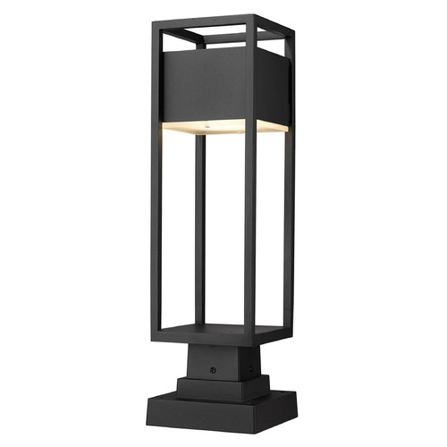 Barwick Black LED Post Light by Z-Lite