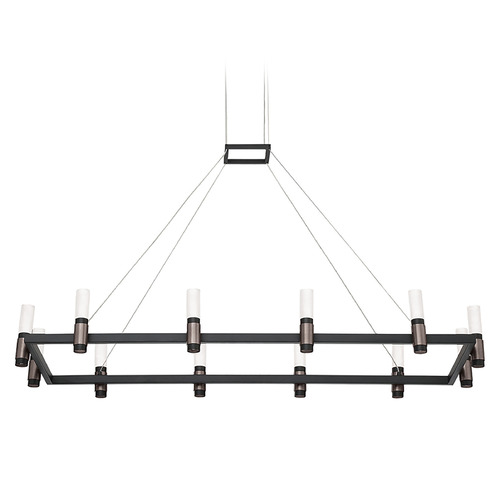 Altamont Matte Black & Satin Nickel LED Linear Light by Eurofase Lighting