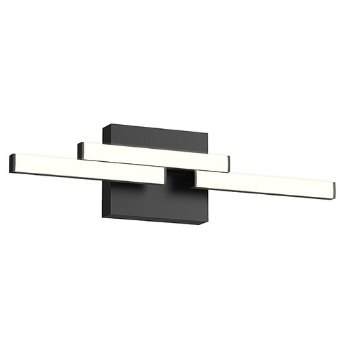 Anello Minor 18-Inch LED Bathroom Light in Black by Kuzco Lighting