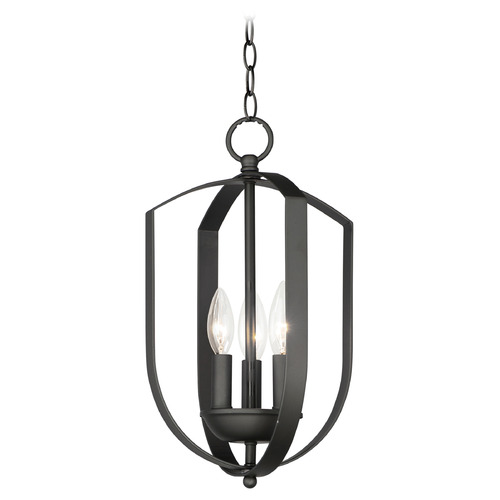 Maxim Lighting Provident Black Mini-Pendant Light