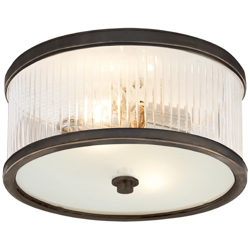 Visual Comfort Signature Collection Alexa Hampton Randolph Small Flush Mount in Bronze by Visual Comfort Signature AH4200BZFG