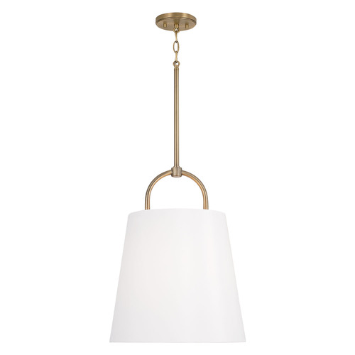 Capital Lighting Brody 16-Inch Pendant in Aged Brass by Capital Lighting 349412AD