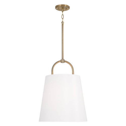 Brody 16-Inch Pendant in Aged Brass by Capital Lighting