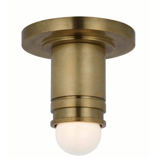 Thomas OBrien Top Hat Mini Flush Mount in Brass by VC Signature