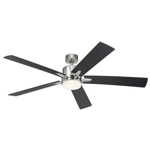 Kichler Lighting Lucian Elite XL Polished Nickel LED Ceiling Fan by Kichler Lighting 330060PN