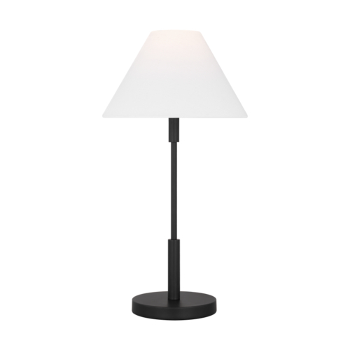 Porteau 23-Inch Table Lamp in Black by Visual Comfort Studio