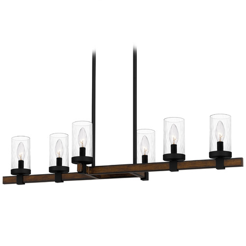 Quoizel Lighting Tuthill Matte Black Island Light