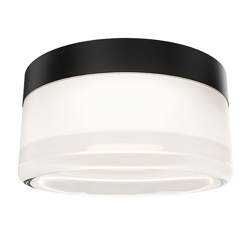 Modern Forms by WAC Lighting Modern Forms Tuck Ii Black LED Close To Ceiling Light FMW256605-BK