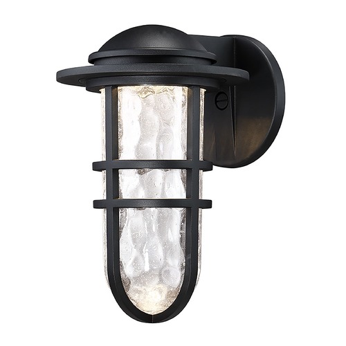 WAC Lighting Steampunk Black LED Outdoor Wall Light by WAC Lighting WS-W24513-BK
