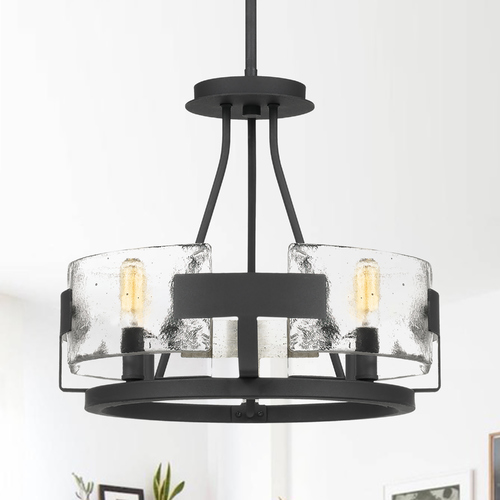Stratum Royal Ebony Pendant by Quoizel Lighting