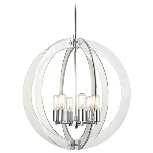 Matteo Lighting Dangle Candle Chrome Pendant by Matteo Lighting C61506CH