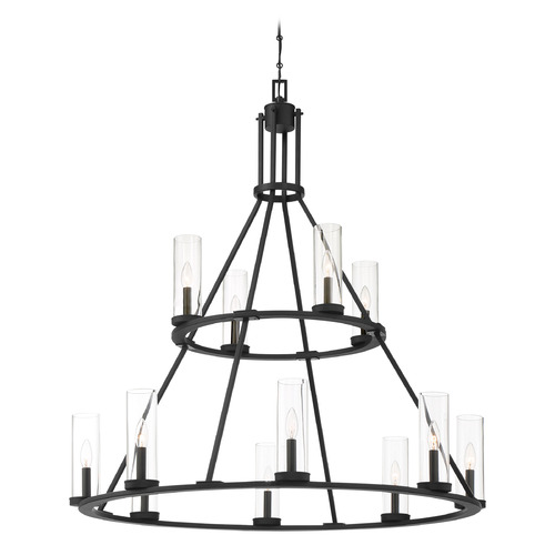 Eurofase Lighting Nerito Matte Black Chandelier by Eurofase Lighting 38221-019