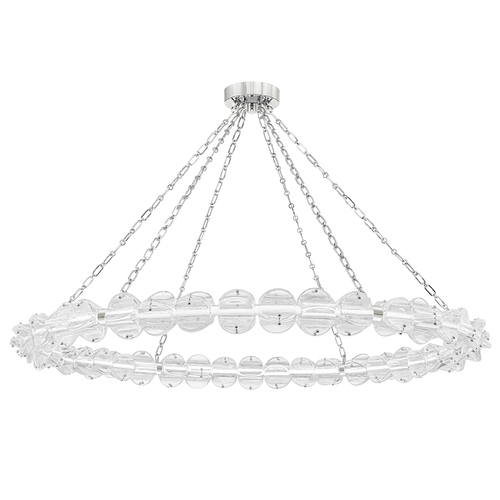 Lindley 55-Inch Pendant in Polished Nickel by Hudson Valley Lighting