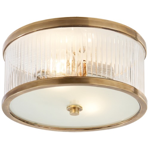 Alexa Hampton Randolph Small Flush Mount in Brass by Visual Comfort Signature