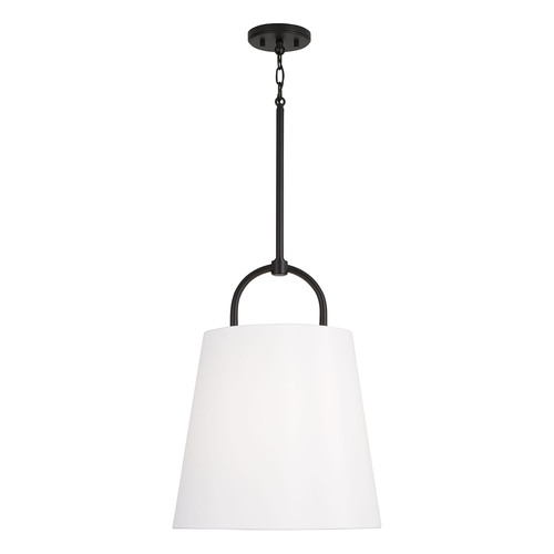 Brody 16-Inch Pendant in Matte Black by Capital Lighting