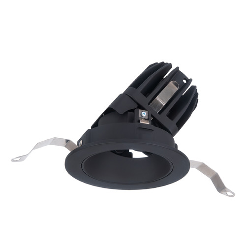 WAC Lighting 2-Inch FQ Shallow Black LED Recessed Trim by WAC Lighting R2FSA1T-927-BK