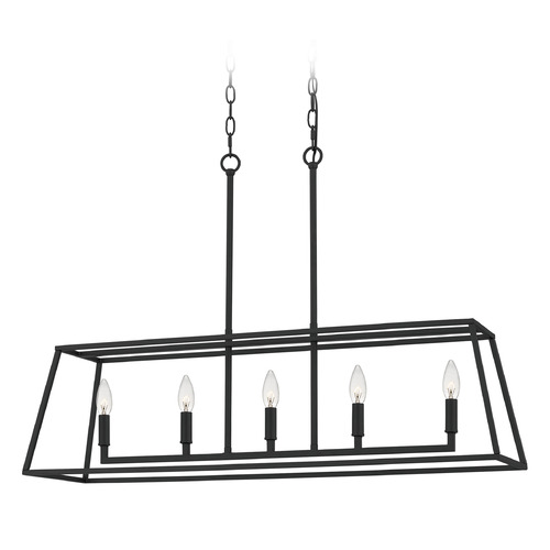 Quoizel Lighting Prescott Matte Black Linear Light by Quoizel Lighting PRC536MBK