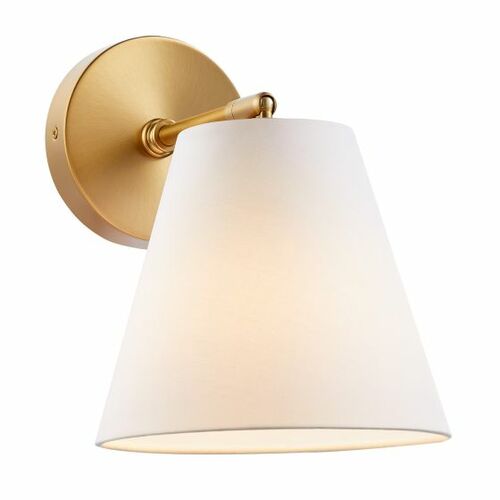 Convertible & Adjustable Sconce in Natural Brass Set of 2 by Meridian