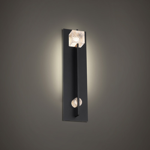 Modern Forms by WAC Lighting Modern Forms Scepter Black LED Outdoor Wall Light WS-W68522-BK