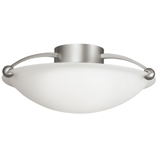 17-Inch Brushed Nickel Flush Mount by Kichler Lighting