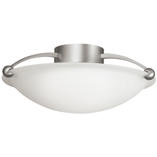 Kichler Lighting 17-Inch Brushed Nickel Flush Mount by Kichler Lighting 8406NI