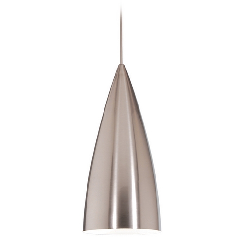 WAC Lighting WAC Lighting Industrial Collection Brushed Nickel Track Pendant QP966-CH/BN