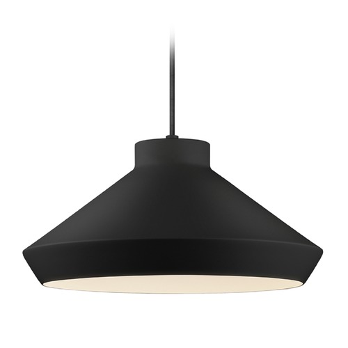 Sonneman Lighting Modern Pendant Black Koma by Sonneman Lighting 2752.25-E