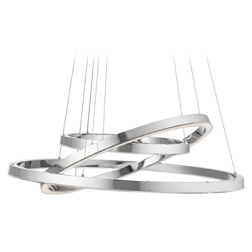 Elan Lighting Opus 31.50-Inch Chrome LED Pendant by Elan Lighting 83863